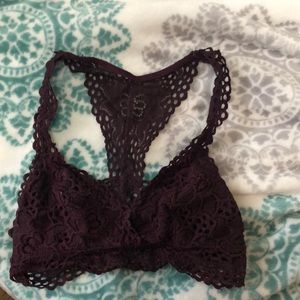 Maroon bralette